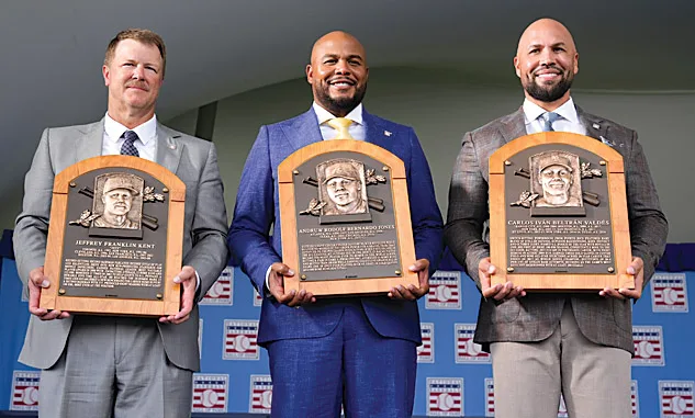 Hall of Fame inductees pay tribute to home
